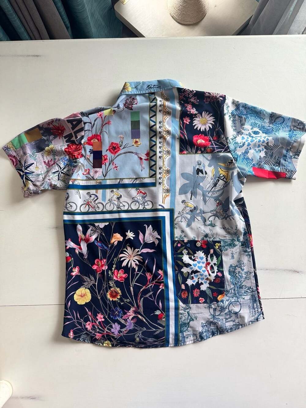 Ostroy Everything Bagel Resort Short Sleeve Cycling Shirt Size S - Picture 6 of 10